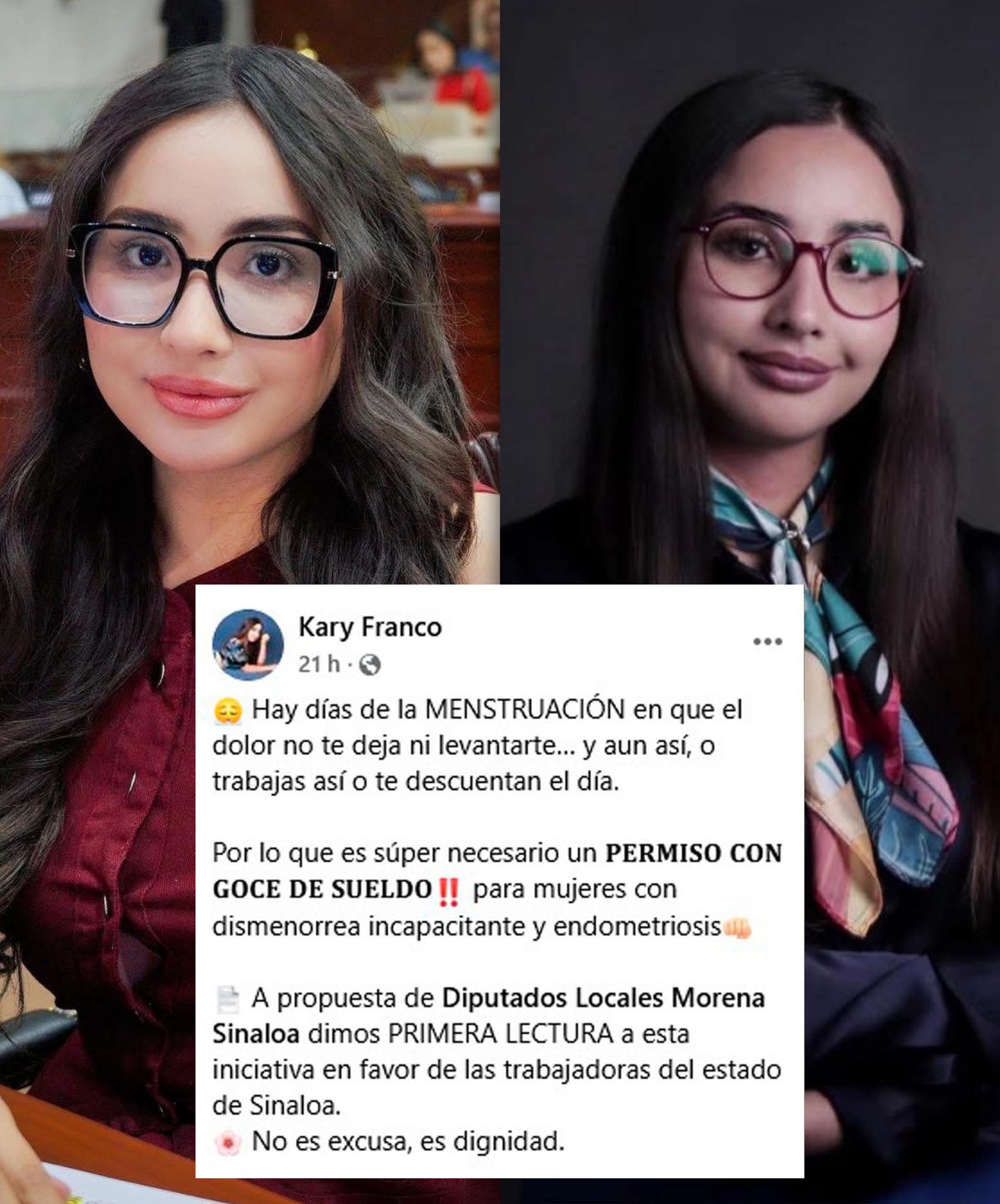 #NoticiaNacional / Proponen permiso con goce de sueldo por menstruación incapacitante en Sinaloa.