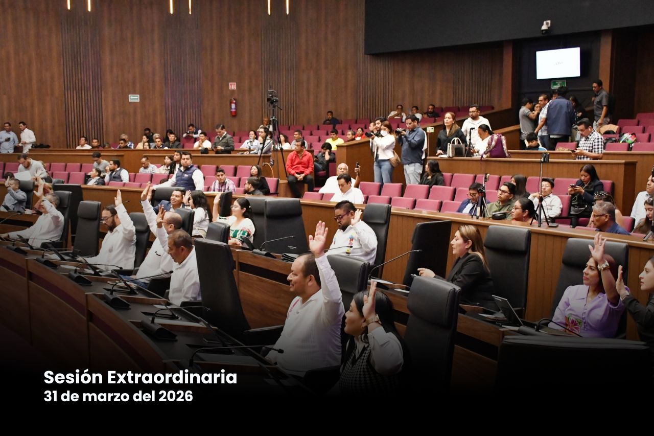 Concluye Congreso del Estado aprobación de Leyes de Ingresos Municipales para el Ejercicio Fiscal 2026