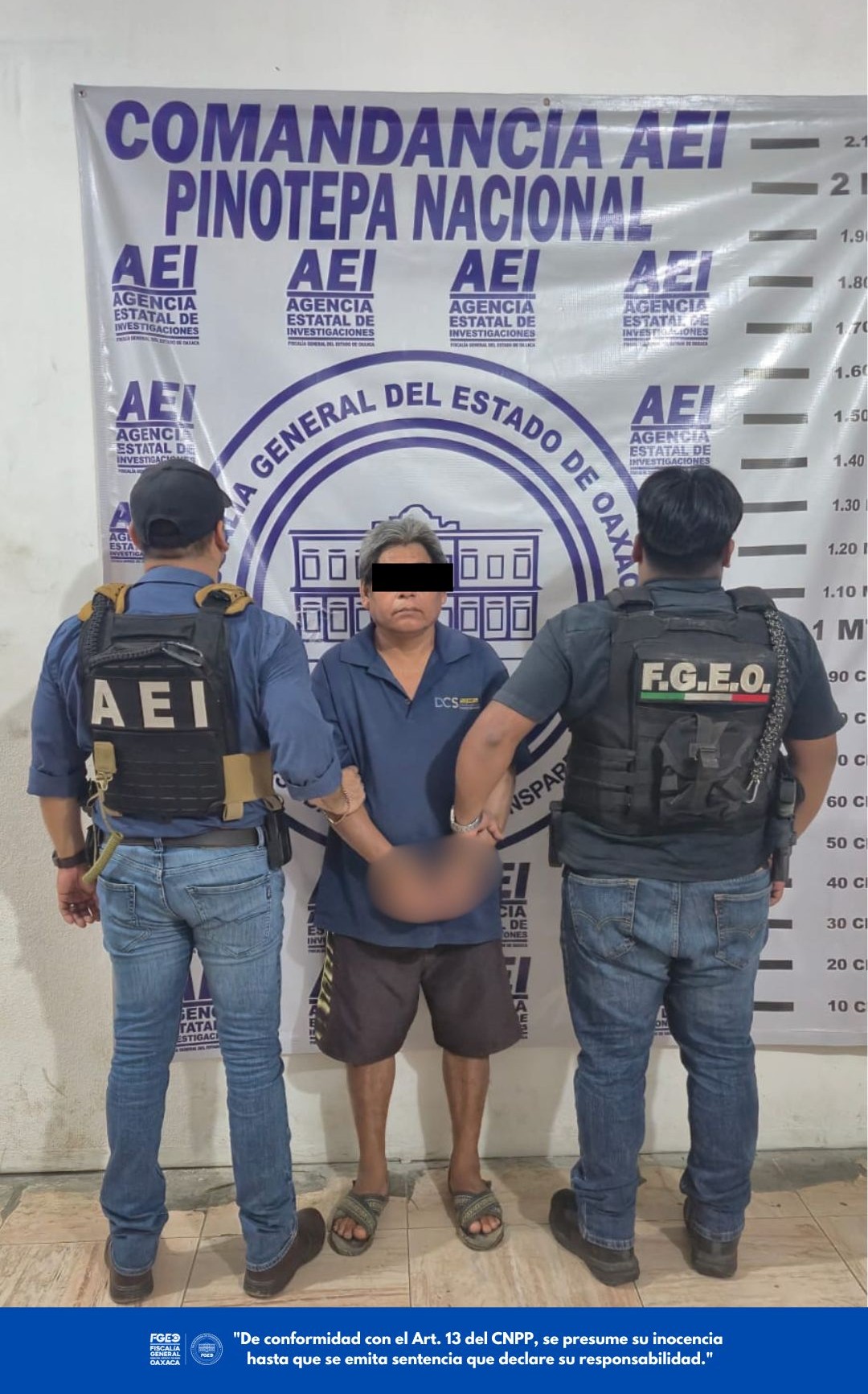 FGEO ejecuta tres órdenes de aprehensión por delitos sexuales contra menores de edad en las regiones del Istmo y la Costa